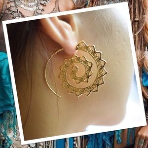 Boho looped earrings